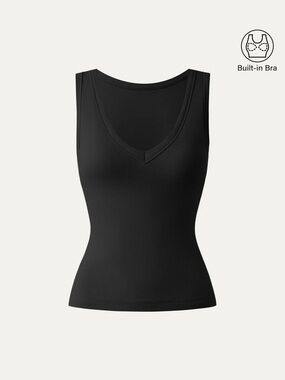 NWT OGL COTTON AIRY TANK IN BLACK Size